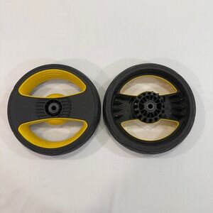 Doona Rear Replacement Wheels Set Baby Stroller Car Seat Black Yellow